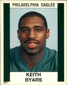 1988 Panini Stickers #370 Keith Byars Front