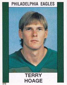 1988 Panini Stickers #372 Terry Hoage Front