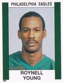 1988 Panini Stickers #380 Roynell Young Front