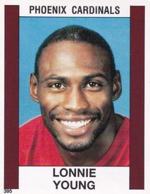 1988 Panini Stickers #395 Lonnie Young Front