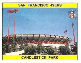 1988 Panini Stickers #397 San Francisco 49ers Helmet Back