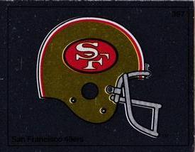 1988 Panini Stickers #397 San Francisco 49ers Helmet Front