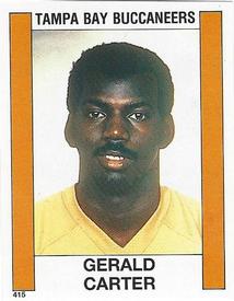 1988 Panini Stickers #415 Gerald Carter Front
