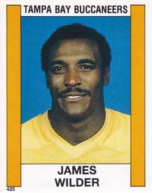 1988 Panini Stickers #425 James Wilder Front