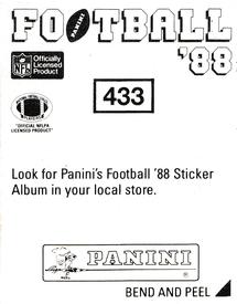 1988 Panini Stickers #433 Kelvin Bryant Back