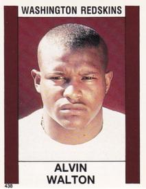1988 Panini Stickers #438 Alvin Walton Front