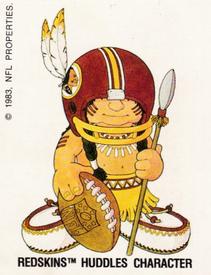 1988 Panini Stickers #441 Washington Redskins Uniform Back