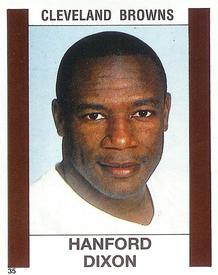 1988 Panini Stickers #35 Hanford Dixon Front