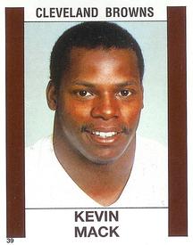 1988 Panini Stickers #39 Kevin Mack Front