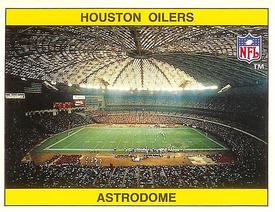1988 Panini Stickers #62 Houston Oilers Helmet Back