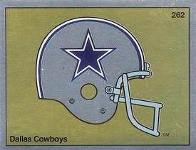 1988 Panini Stickers #262 Dallas Cowboys Helmet Front