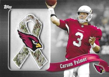 2013 Topps - Ribbons Camo Team Logo #PR-CP Carson Palmer Front