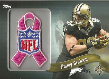 2013 Topps - Ribbons Pink NFL Logo #PR-JG Jimmy Graham Front