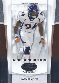 2007 Leaf Certified Materials #158 Jarvis Moss Front
