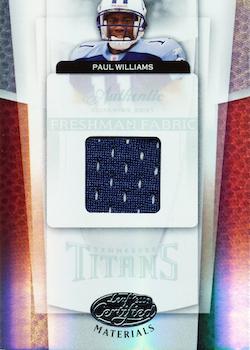 2007 Leaf Certified Materials #217 Paul Williams Front
