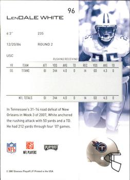 2007 Playoff NFL Playoffs #96 LenDale White Back