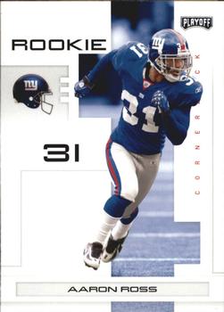 2007 Playoff NFL Playoffs #144 Aaron Ross Front