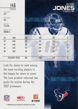 2007 Leaf Rookies & Stars #146 Jacoby Jones Back