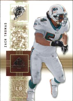 2007 SP Chirography #52 Zach Thomas Front
