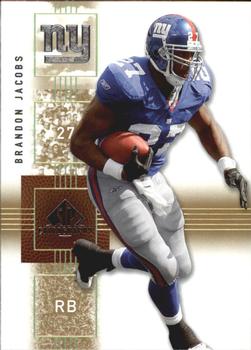 2007 SP Chirography #65 Brandon Jacobs Front
