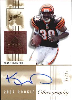 2007 SP Chirography #143 Kenny Irons Front
