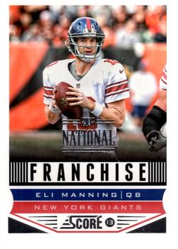 2013 Score - National Convention #287 Eli Manning Front