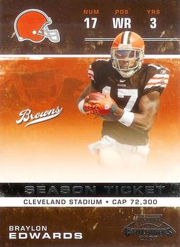 2007 Playoff Contenders #24 Braylon Edwards Front
