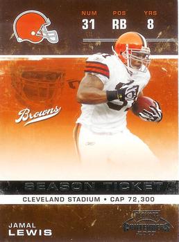 2007 Playoff Contenders #26 Jamal Lewis Front