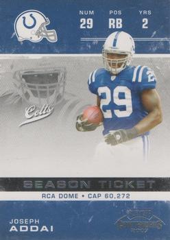 2007 Playoff Contenders #44 Joseph Addai Front