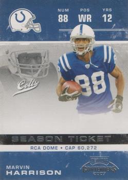 2007 Playoff Contenders #45 Marvin Harrison Front