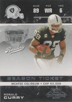 2007 Playoff Contenders #71 Ronald Curry Front