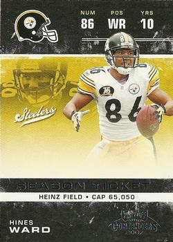 2007 Playoff Contenders #78 Hines Ward Front