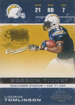 2007 Playoff Contenders #79 LaDainian Tomlinson Front