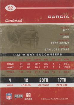 2007 Playoff Contenders #92 Jeff Garcia Back