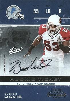 2007 Playoff Contenders #122 Buster Davis Front