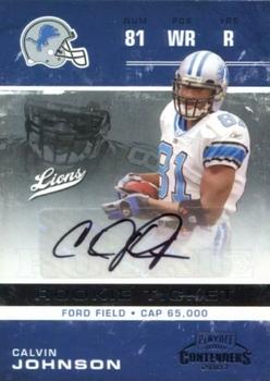 2007 Playoff Contenders #123 Calvin Johnson Front