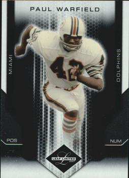 2007 Leaf Limited #173 Paul Warfield Front
