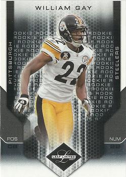 2007 Leaf Limited #209 William Gay Front