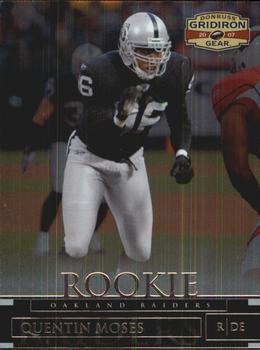 2007 Donruss Gridiron Gear #174 Quentin Moses Front