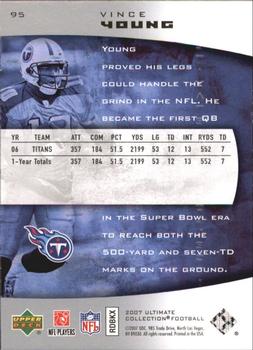 2007 Upper Deck Ultimate Collection #95 Vince Young Back