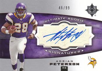 2007 Upper Deck Ultimate Collection #101 Adrian Peterson Front