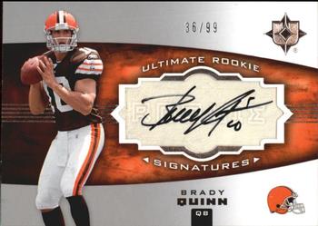 2007 Upper Deck Ultimate Collection #102 Brady Quinn Front