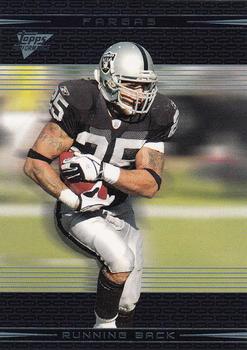 2007 Topps Performance #50 Justin Fargas Front