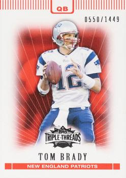 2007 Topps Triple Threads #3 Tom Brady Front
