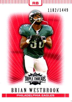 2007 Topps Triple Threads #30 Brian Westbrook Front