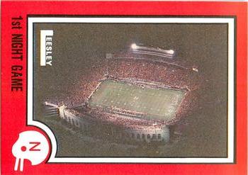 1989 Leesley Nebraska Cornhuskers 100 #71 1st Night Game Front