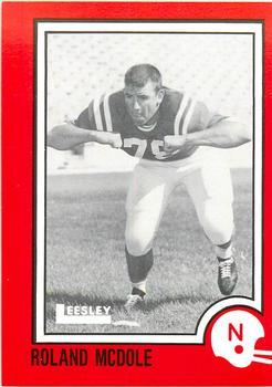 1989 Leesley Nebraska Cornhuskers 100 #75 Roland McDole Front