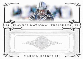 2007 Playoff National Treasures #28 Marion Barber Front