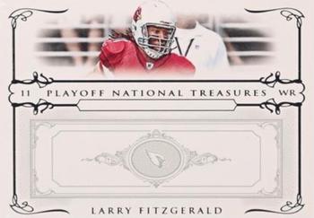 2007 Playoff National Treasures #34 Larry Fitzgerald Front