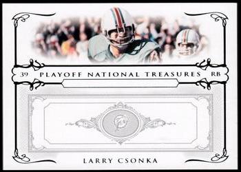 2007 Playoff National Treasures #60 Larry Csonka Front
